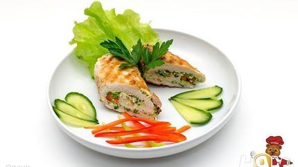 Куриные рулеты с яичным кремом