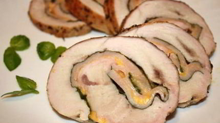 Мясной рулет из индейки