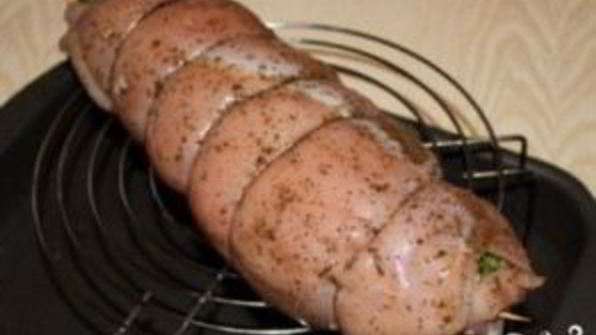 мясной рулет из индейки