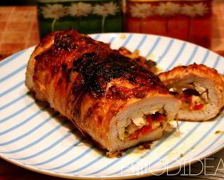 Мясной рулет из свинины