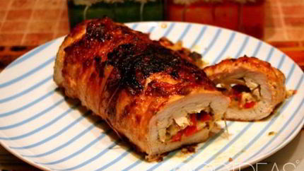 Мясной рулет из свинины