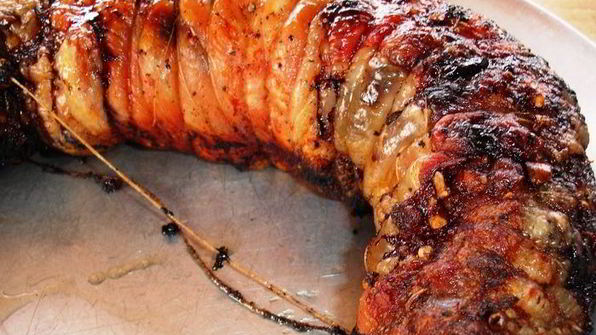 мясной рулет с черносливом