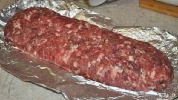 мясной рулет с рисом