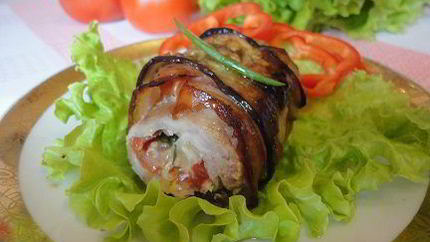 Мясные рулетики по-итальянски