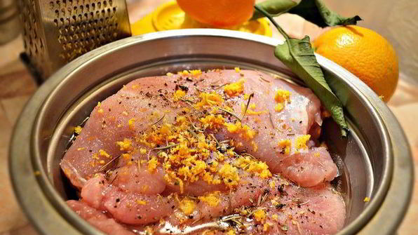 новогодний рулет из индейки