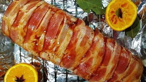 рулет из индейки с шампиньонами