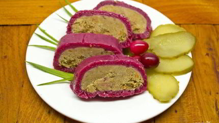 Рулет из куриной печени