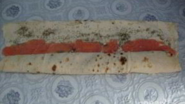 рулет из лаваша с плавленым сыром