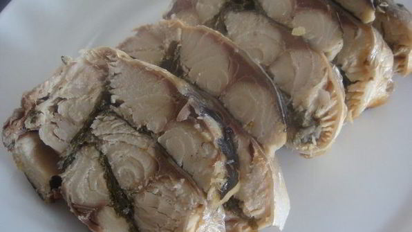 рулет из скумбрии