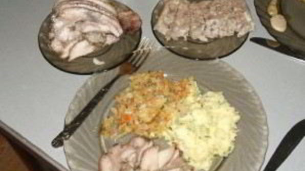 рулет из свиной головы