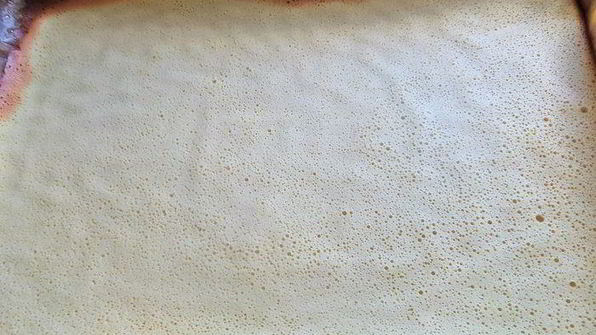 рулет с творогом и черникой