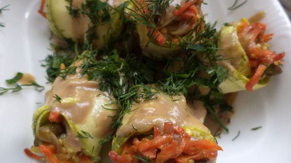 рулетики из кабачков