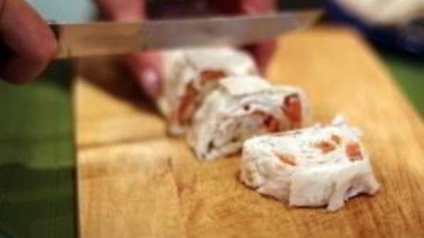 рулетики из плавленого сыра