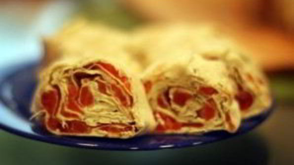 рулетики из плавленого сыра