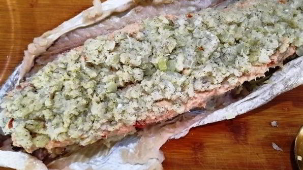 рулетики из щуки и тунца