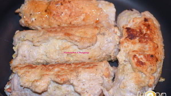 рулетики из свинины с начинкой