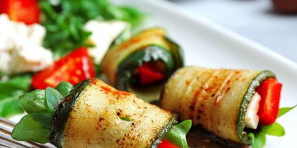 Рецепт рулетиков из цуккини