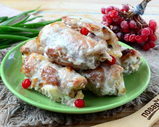 Рулетики мясные к праздничному столу