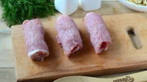 рулетики мясные к праздничному столу