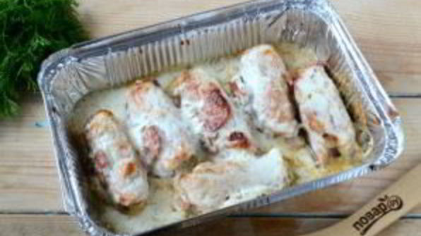 рулетики мясные к праздничному столу