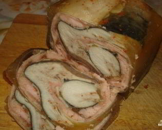 Рыбный рулет из горбуши