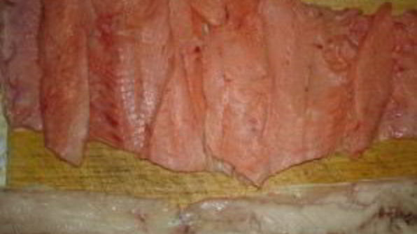 рыбный рулет из горбуши