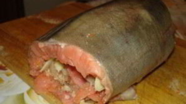 рыбный рулет из горбуши