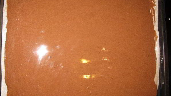 шоколадный рулет с бананами