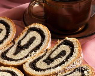 Творожный рулет с маком