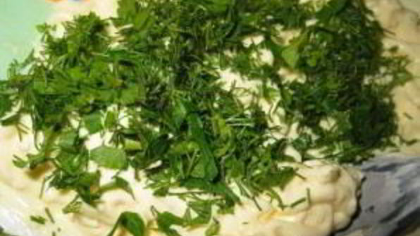 яичный рулет с сыром