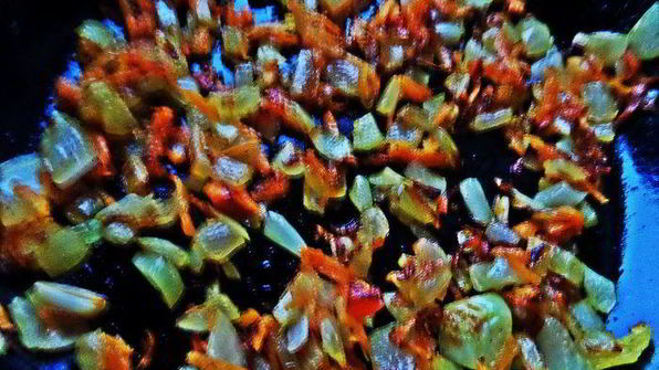 закусочные рулетики из ветчины и гречки