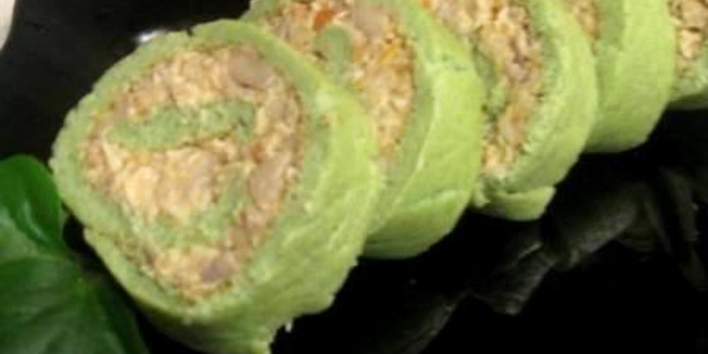 Рецепт зеленого рулета с брокколи