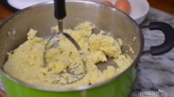 шарики из пюре в сырной панировке