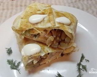 Шаурма с грибами