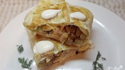 Шаурма с грибами