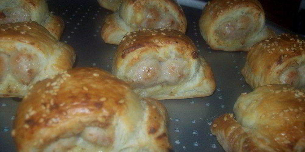 Рецепт сосисок в тесте