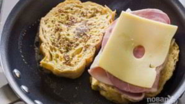 монте-кристо сэндвич с ветчиной