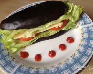Сэндвич из баклажана