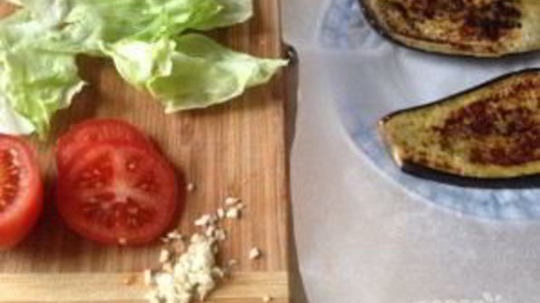 сэндвич из баклажана