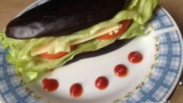 сэндвич из баклажана