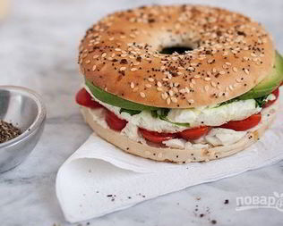 Сэндвич на завтрак