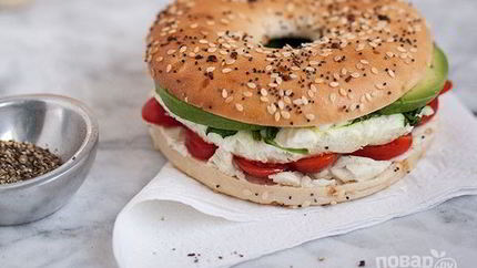 Сэндвич на завтрак