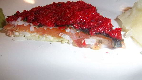 сэндвич с лососем