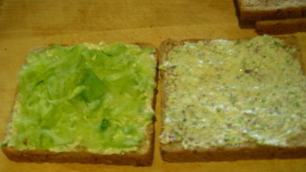 сэндвич с огурцом в тайском стиле