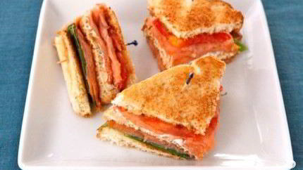Сэндвич с семгой
