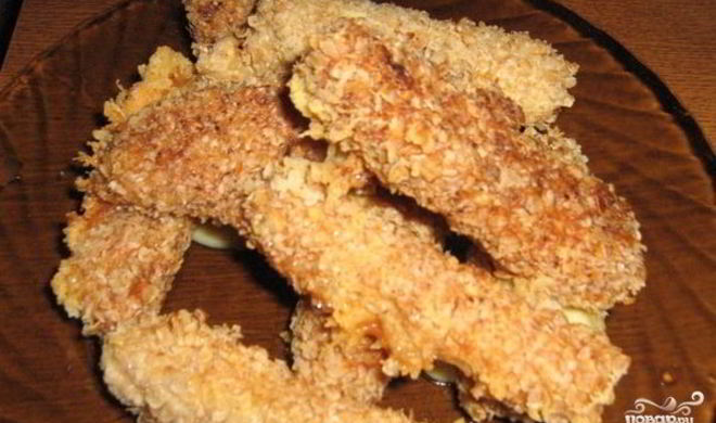 Сырные палочки в панировке