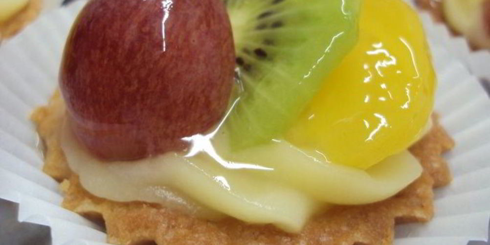 Рецепт фруктовой тарталетки к чаю