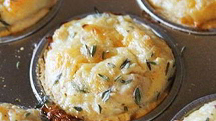 Картофельные тарталетки с тмином и базиликом Аморе