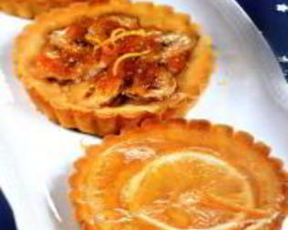 Мини-тарталетки с лимонами и апельсинами