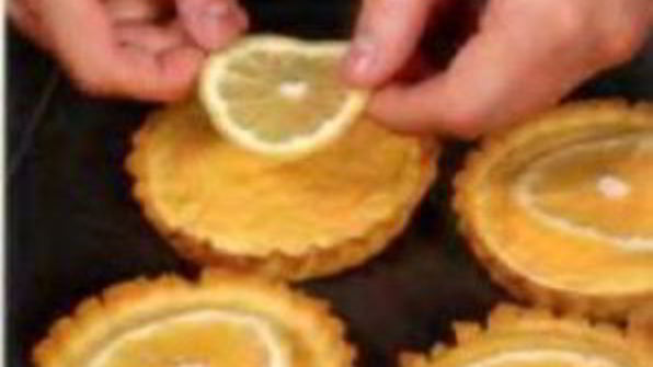 мини-тарталетки с лимонами и апельсинами